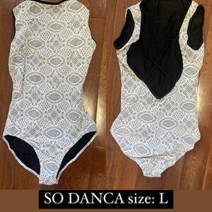 SO DANCE LACE LEOTARD
